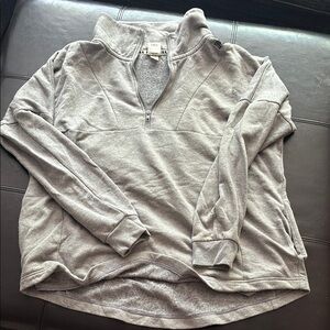 PINK Victoria's Secret Gray Zip Up Sweater